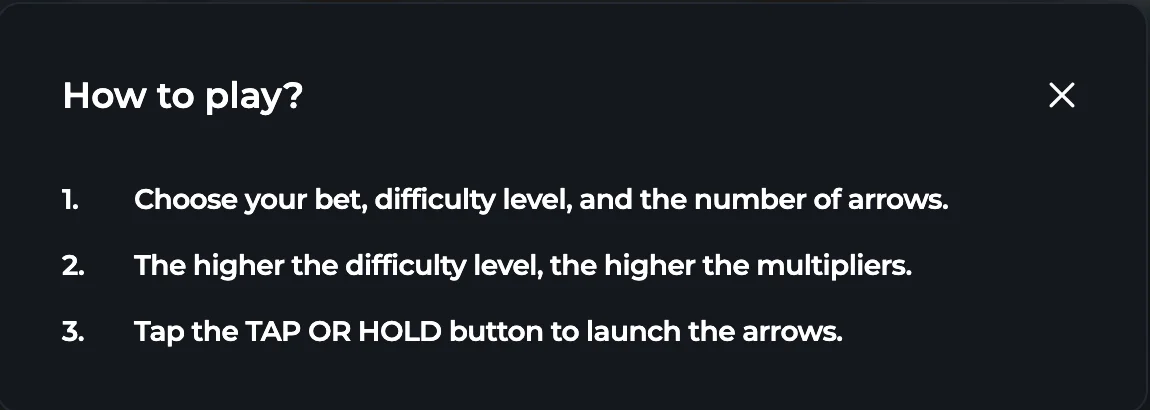 Forest Arrow Auto Bet Settings